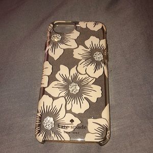 Kate spade iPhone 8 clear flower phone case